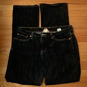 Lucky Brand Dark Wash Bootleg Jeans